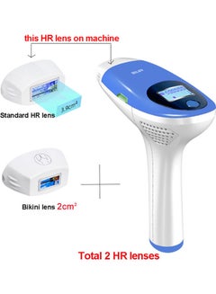 Buy Home Laser IPL Hair Removal Device With Bikini Hair Removal lamp Blue in UAE