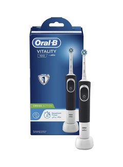 Buy Vitality 100 Electric Rechargeable Toothbrush Black in UAE