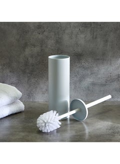 Buy Toilet Brush And Holder Set White 18.5cm in UAE