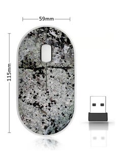 اشتري Wireless Mouse - Old Rock رمادي في السعودية