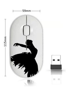 Buy Wireless Mouse - Ballet Black in Saudi Arabia