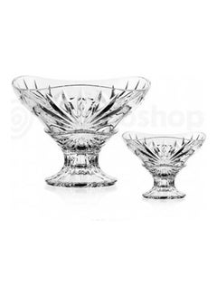 Buy Oasis Fruit Salad Set 7 Pcs Clear ‎26.2 x 25.6 x 16cm in Egypt