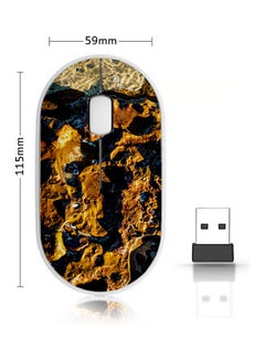 اشتري Wireless Mouse - Sea Rocks Gold/Black في السعودية