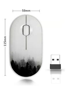 اشتري Wireless Mouse- Wild Black/White في السعودية