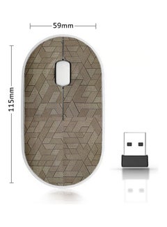 Buy Rug Seamless Wireless Mouse Brown in Saudi Arabia