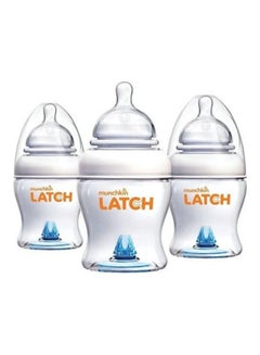 Buy 3-Piece Latch Anti-Colic Feeding Bottle Set - 120 ml in Saudi Arabia