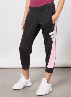 Buy Kids Unisex Badge of Sport Sweatpants Black in Saudi Arabia