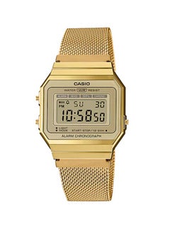 Buy Vintage Collection Digital Wrist Watch A700WMG-9ADF Gold in UAE