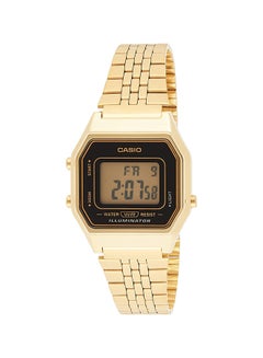Buy Men's Men's Water Resistant Digital Watch LA680WGA-1DF  Gold in Saudi Arabia