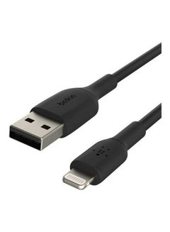 اشتري كابل بوست تشارج Lightning إلى USB-A بطول مترين أسود في الامارات