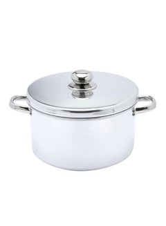 اشتري Power Aluminum Cooking Pot Silver 14cm في مصر