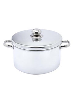 اشتري Power Aluminum Cooking Pot- Silver 28cm في مصر