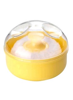 Buy Soft and Comfortable Baby Talcum Powder Puff Sponge Box, Natural Material Extra Gentle in Saudi Arabia