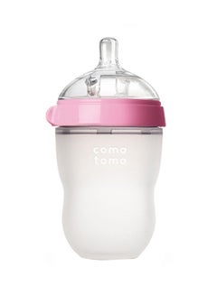 Buy Nature Feel Baby Feeding Bottle 250ml, Pack of 1 - Pink in UAE