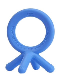 Buy Silicone Baby Teether - Blue in UAE
