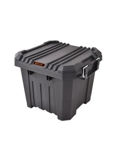 Buy Heavy Duty Outdoor Storage Box 30 Litre Black in UAE