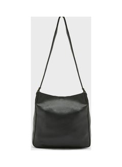 Buy Double Strap Shoulder Bag Black in UAE