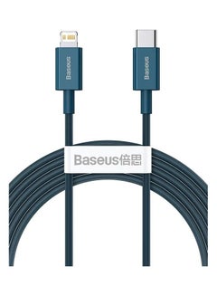 Buy Superior Series Fast Charging Data Cable Type-C to iP PD 20W 2m Black in Saudi Arabia