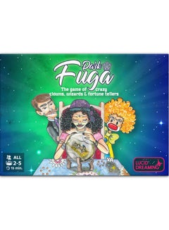 اشتري Park Fuga - Reveal Destiny, Build Traps & Run from 
Clowns Card game 2-5 players 12 x 9 x 2.5cm في مصر