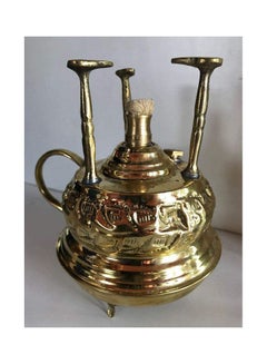 Buy Classic Handmade Brass Turkish Coffee Maker Alcohol Burner Gold ‎198 in Egypt