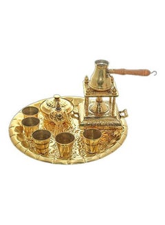 Buy Oriantal Set Brass Alcohol Burner Gold in Egypt