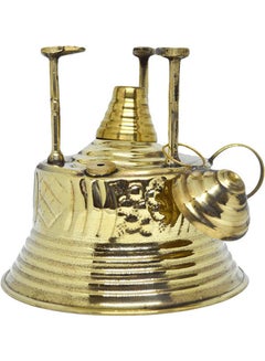 اشتري Engraved Coffee Maker Alcohol Burner - Size 1 Gold في مصر