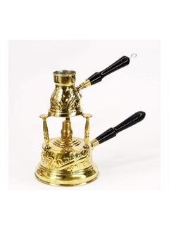 اشتري Brass Alcohol Burner With Coffee Pot Gold في مصر