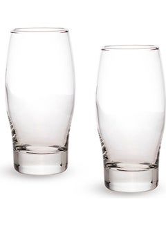Buy 6-Piece Beverage Glass Set Clear in Saudi Arabia