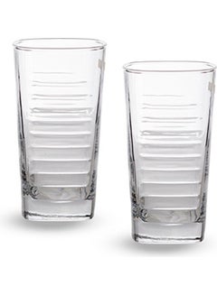 Buy 6-Piece Beverage Glass Set Clear in Saudi Arabia