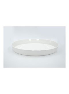 Buy Large Service Plate White 57 x 36 x 7cm in Saudi Arabia