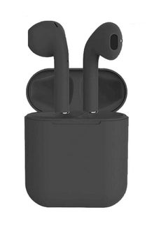 Buy True Wireless Earbuds Inpods 12 TWS Bluetooth Binaural In-Ear Headphones with Charging Case Black in Saudi Arabia