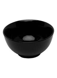 Buy Elegant Porcelain Chinese Soup Bowl Black 13 x 13 x 10cm in Saudi Arabia