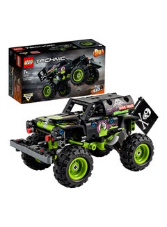 Buy 42118 Technic Monster Jam Grave Digger Building Blocks Toy Car Set Toys For Boys, Girls, And Kids 212 Pieces 2 in 1 Pull Back Car Set 7+ Years in Saudi Arabia