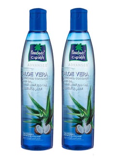 Buy Advansed Aloe Vera Enriched Coconut Hair Oil 250ml Pack of 2 in UAE