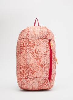 Buy Casual Floral Polyester Unisex One Size Backpack Red in UAE