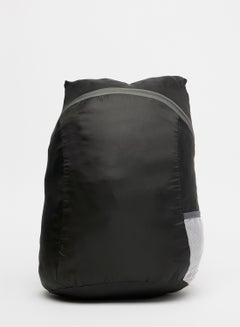 Buy Casual Dyed Polyester Unisex One Size Backpack Black in Saudi Arabia