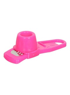 اشتري Stainless Steel Garlic Grater With Plastic Body Pink في مصر