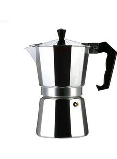 Buy 3 Cup Aluminum Espresso Percolator Coffee Stovetop Maker Mocha Pot Silver in Egypt