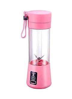Buy School Usb Mini Electric Fruit Juicer Handheld Smoothie Maker 380Ml Blender Juice Cup Pink in Egypt