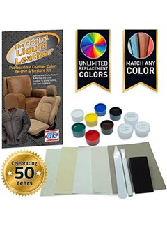 اشتري Repair And Re-Color Kit For All Vinyl & Leather. Restores To New Condition في مصر