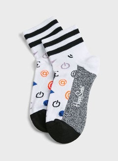 Buy Ctrl Alt Del Crew Socks Multicolor in UAE