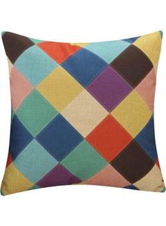 Buy Throw Pillow  Abstract  Cushion Cover Cotton Linen Chair Back  Cushion Cover Geometric Pillowslip Decorative Pillowcase For Sofa Couch Bed Chair Trellis Pattern Cotton Cotton Multicolour 40x40cm in Egypt