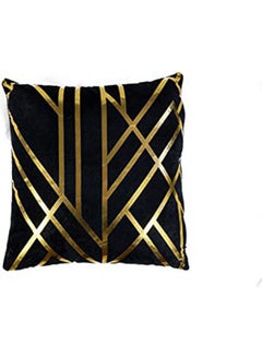 اشتري Home Decoration Foil Throw Pillow Covers Soft Square Decor Pillow Covers polyester Multicolour 40x40cm في مصر