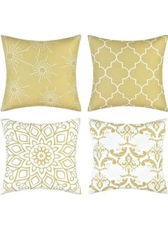 اشتري Throw Pillow Covers Modern Decorative Throw combination Multicolour 45x45cm في مصر