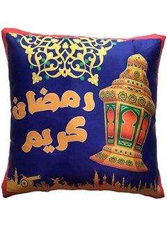 Buy Arabic Oriental Pattern Design Eid Ramadan Pillow cover Case Cushion Cover Party Favor - Ramadan Kareem -Lantern Combination Combination Multicolour 45x45cm in Egypt