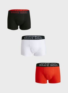Buy Pack Of 3 Boxer Shorts Multicolor in UAE