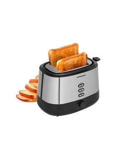 Buy 2-Slice Automatic Pop-Up Bread Toaster 870.0 W OMBT2476 Black/Silver in Saudi Arabia