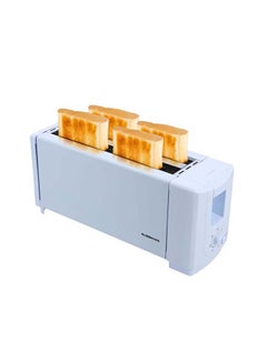 Buy 4 Slice Automatic Pop-Up Bread Toaster 1300.0 W OMBT2493 White in Saudi Arabia