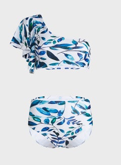 اشتري Frilled One-Shoulder Bikini Prints في السعودية