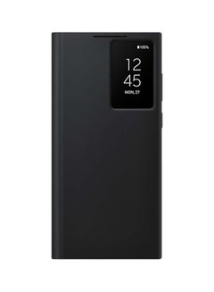 Buy Galaxy S22 Ultra Smart Clear View Cover Black in Saudi Arabia